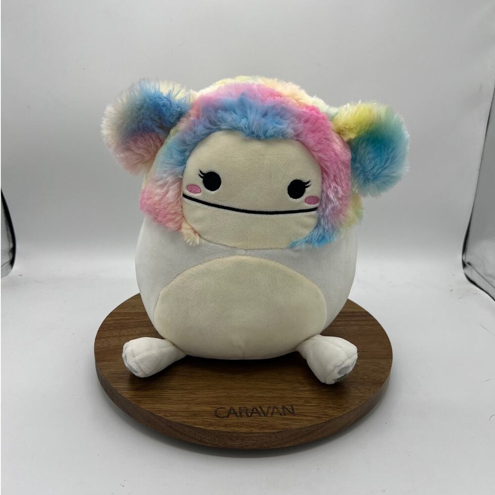 Zaylee Bigfoot Squishmallows 8” Plush Pastel Rainbow Hair